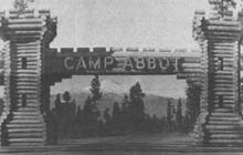 Picture of Camp Abbot Entrance.
