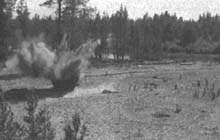 Picture of Camp Abbot explosives range.